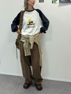 ゆりまつさん（骨格ウェーブ・レディース・166cm）の秋コーディネート