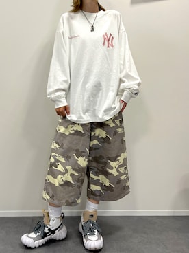 ゆりまつさん（レディース・166cm）の夏コーディネート