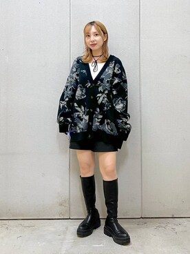 「ドットエスティ秋コーデ」｜「アイテム（アクセサリー）」を使った、akn.さん（レディース・158cm）の秋コーディネート