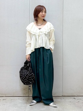 「アイテム（パンプス）」を使った、akn.さん（レディース・158cm・30代）の夏コーディネート
