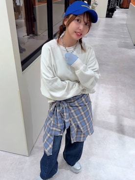 「シアートップス」｜akn.さん（レディース・158cm・20代）の秋コーディネート