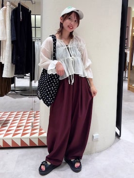 「アイテム（キャップ）」を使った、akn.さん（レディース・158cm・30代）の夏コーディネート