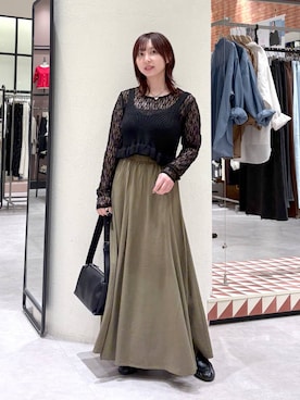 akn.さん（レディース・158cm）の春コーディネート