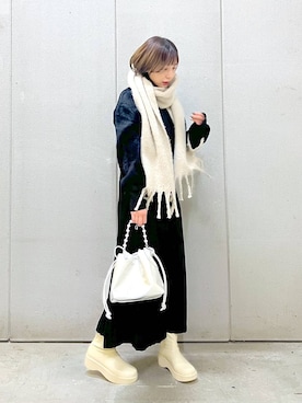 akn.さんの「フリンジストール　969873」を使ったコーディネート