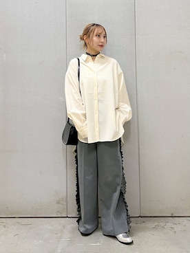 「ドットエスティ秋コーデ」｜「アイテム（アクセサリー）」を使った、akn.さん（レディース・158cm）の秋コーディネート