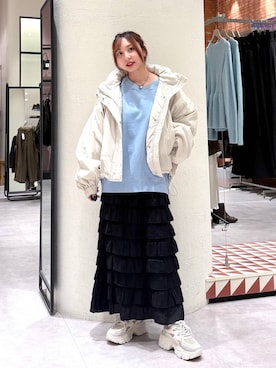 akn.さん(レディース・158cm)の冬コーディネート