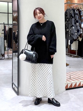 「アイテム（キーホルダー）」を使った、akn.さん（レディース・158cm・30代）の秋コーディネート