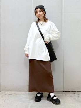 「アイテム（ニットキャップ/ビーニー）」を使った、akn.さん（レディース・158cm・30代）の夏コーディネート