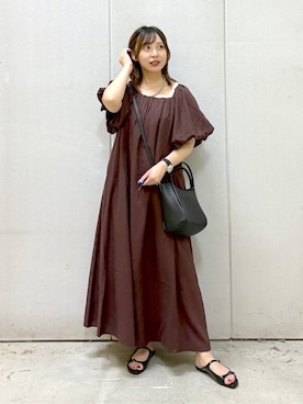 「アイテム（ワンピース/ドレス）」を使った、akn.さん（レディース・158cm・30代）の夏コーディネート