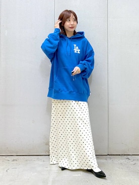 「アイテム（パーカー）」を使った、akn.さん（レディース・158cm・30代）の夏コーディネート