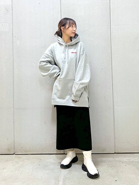 akn.さん(レディース・158cm)の冬コーディネート