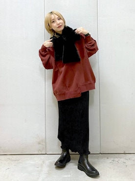 「ウエストゴム」｜akn.さん（レディース・158cm）の秋コーディネート