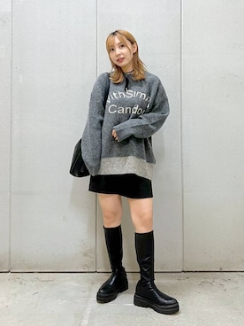 「ドットエスティ秋コーデ」｜akn.さん（レディース・158cm）の秋コーディネート
