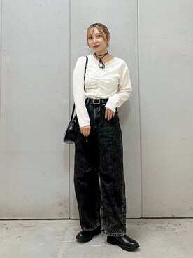 「ドットエスティ秋コーデ」｜akn.さん（レディース・158cm）の秋コーディネート
