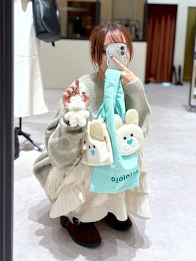 「アイテム（インテリア）」を使った、akn.さん（レディース・158cm）の秋コーディネート