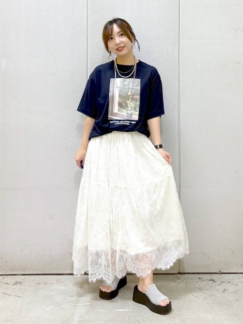 セール】レースボリュームスカート 290863（スカート）｜LOWRYS FARM