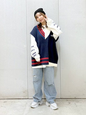 akn.さん(レディース・158cm)の冬コーディネート