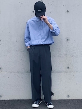 「ADER error（アーダーエラー）のアイテム（帽子）」を使った、terüさん（メンズ・175cm）の秋コーディネート