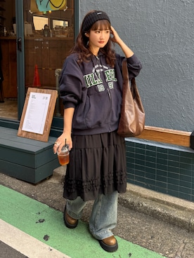 rin.さん（レディース・153cm）の秋コーディネート