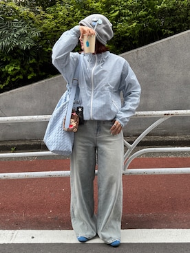 「MILKFED.（ミルクフェド）のアイテム」を使った、rin.さん（レディース・153cm）の春コーディネート