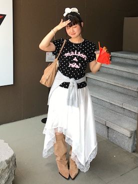 rin.さん（レディース・153cm）の夏コーディネート