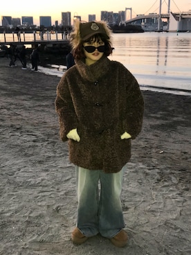 rin.さん（レディース・153cm）の冬コーディネート