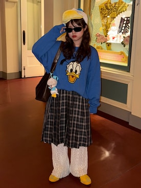 「FOREVER 21（フォーエバー トゥエンティーワン）のアイテム」を使った、rin.さん（レディース・153cm）の秋コーディネート