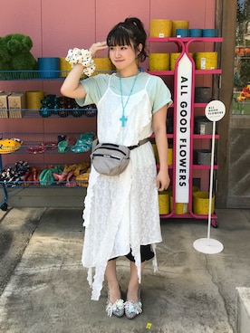 rin.さん（レディース・153cm）の夏コーディネート