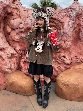 「MOUSSY（マウジー）のアイテム」を使った、rin.さん（レディース・153cm）の秋コーディネート