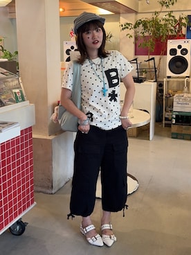 「BAUF（バウフ）のアイテム」を使った、rin.さん（レディース・153cm）の夏コーディネート