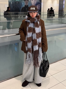 rin.さん（レディース・153cm）の冬コーディネート