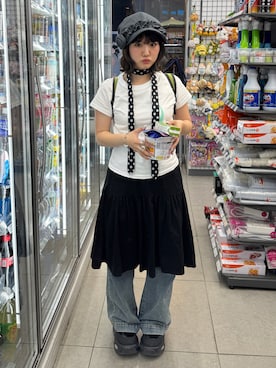 「FREE'S MART（フリーズマート）のアイテム」を使った、rin.さん（レディース・153cm）の春コーディネート