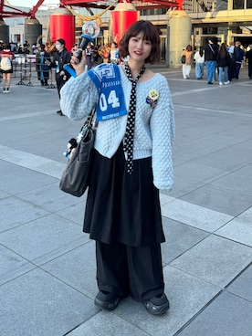 「SLY（スライ）のアイテム」を使った、rin.さん（レディース・153cm）の冬コーディネート