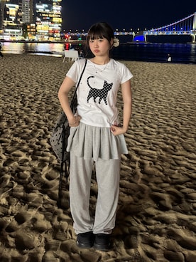 「SLY（スライ）のアイテム」を使った、rin.さん（レディース・153cm）の春コーディネート