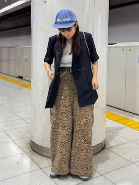 「WEGO（ウィゴー）のアイテム」を使った、rin.さん（レディース・153cm）の夏コーディネート