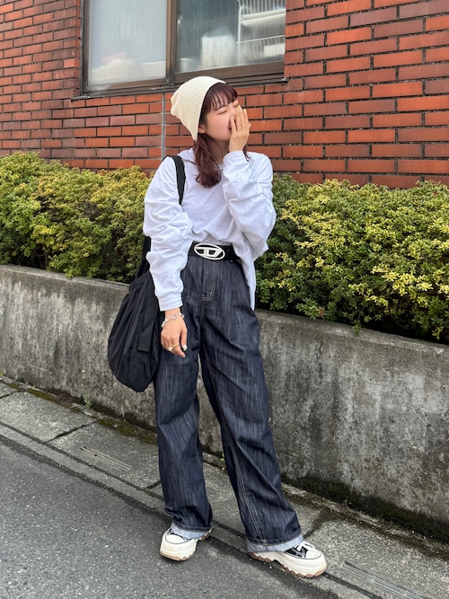 コーデのアクセントに☆【DIESEL】B-1DR Dバックルベルト DIESEL ◇B-1dr Dロゴ バックルベルト◇ユニセックスデザイン
