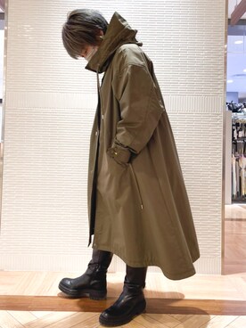 「Q（キュー）のアイテム（その他アウター）」を使った、chiiさん（レディース・145cm）の冬コーディネート