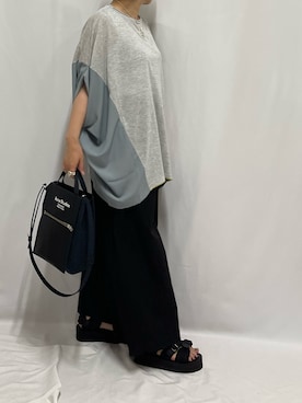 「Acne Studios（アクネストゥディオズ）のアイテム」を使った、chiiさん（レディース・145cm）の夏コーディネート