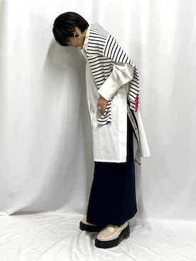 「Casselini（キャセリーニ）のアイテム（ブーツ）」を使った、chiiさん（レディース・145cm）の春コーディネート