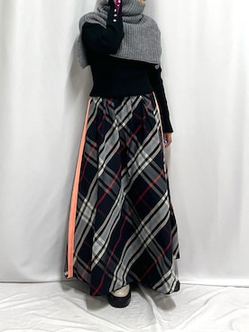 「Casselini（キャセリーニ）のアイテム（ブーツ）」を使った、chiiさん（レディース・145cm）の秋コーディネート