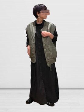 「黒が好き」｜chiiさん（レディース・145cm）の春コーディネート