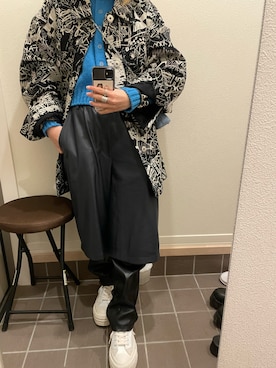 「rokh（ロク）のアイテム」を使った、わたなべさん（レディース・148cm）の冬コーディネート