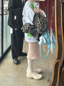 「MM6 Maison Margiela（ｴﾑｴﾑｼｯｸｽ ﾒｿﾞﾝ ﾏﾙｼﾞｪﾗ）のアイテム（ワンピース/ドレス）」を使った、わたなべさん（レディース・148cm）の冬コーディネート