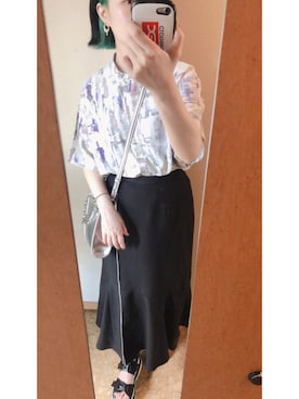 「AS as know as（エーエス アズノウアズ）のアイテム」を使った、ぴょんななさん（レディース・158cm）の夏コーディネート