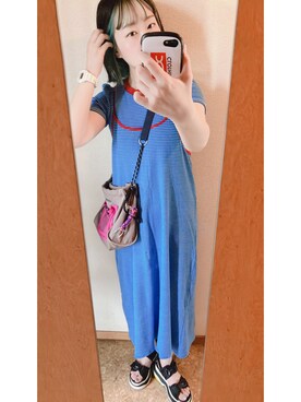 「RNA」｜「アイテム（腕時計）」を使った、ぴょんななさん（レディース・158cm）の夏コーディネート