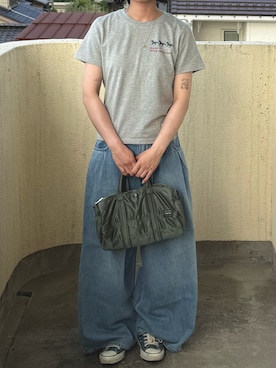 「Needles（ニードルス）のアイテム」を使った、enuさん（レディース・157cm）の夏コーディネート