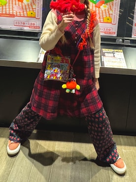 「no brand（ノーブランド）のアイテム（トップス）」を使った、クリヤマさん（レディース・158cm）の春コーディネート