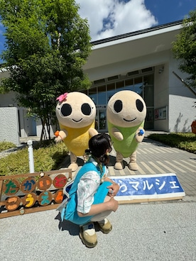 「レトロ」｜「アイテム（オールインワン・サロペット）」を使った、クリヤマさん（レディース・158cm）の夏コーディネート