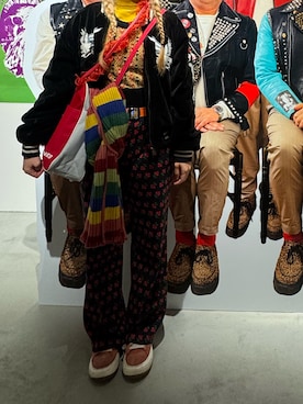 「no brand（ノーブランド）のアイテム（トップス）」を使った、クリヤマさん（レディース・158cm）の春コーディネート