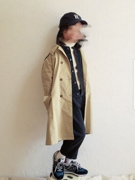 「デニムonデニム」｜「アイテム（その他）」を使った、かんでんちさん（キッズ・135cm）の秋コーディネート